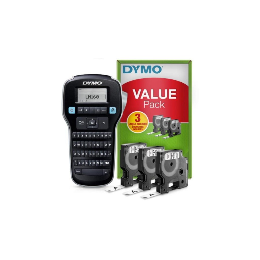 14779-ROTULADORA LABELMANAGER 160 KIT CON 3 ROLLOS CINTA D1 DYMO 2181011