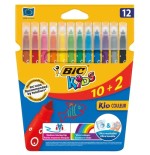 14873-ESTUCHE ROTULADORES FORMATO ESPECIAL 12 UDS KID COULEUR BIC 9246623