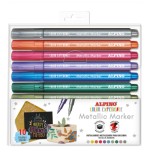 14884-ESTUCHE 10 ROTULADORES METALLIC COLOR EXPERIENCE ALPINO AR001086