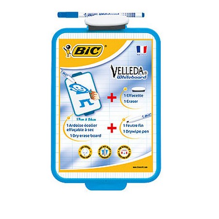 1489-PIZARRA VELLEDA BLANCA + ROTULADOR AZUL MODELO 1721 VELLEDA 841360