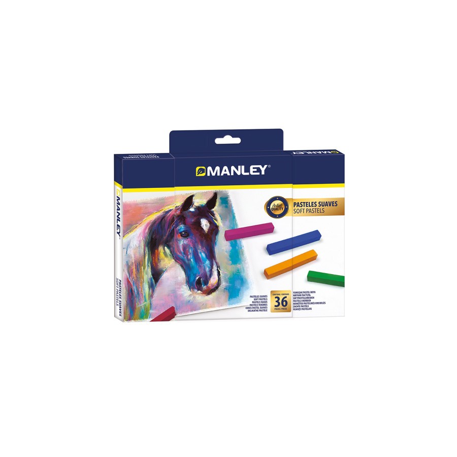14891-ESTUCHE 36 SOFT PASTELS MANLEY MSP00036