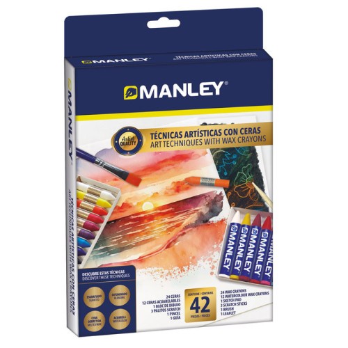 14895-SET TECNICAS ARTISTICAS CON CERAS MANLEY MNC00110