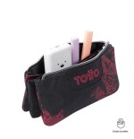 14896-ESTUCHE ESCOLAR TRES COMPARTIMENTOS TIZA ROJA - TABLERO TOTTO AC52ECO012-2310Z-5C5