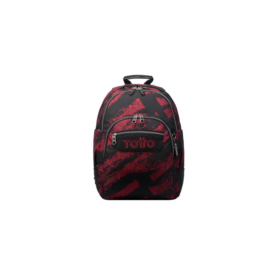 14898-MOCHILA ESCOLAR TIZA ROJA - CRAYOLES TOTTO MA04ECO029-2310N-5C5