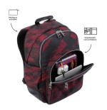 14899-MOCHILA ESCOLAR TIZA ROJA - CRAYOLES TOTTO MA04ECO029-2310N-5C5