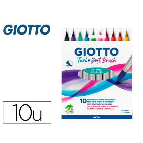14905-ESTUCHE 10 UDS TURBO SOFT BRUSH GIOTTO F426800
