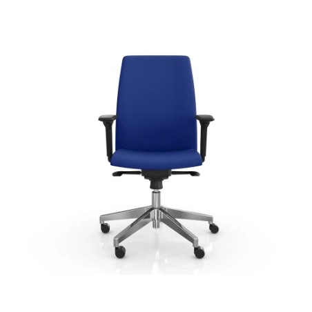 14945-SILLA PROFESIONAL TAPIZADA EN TELA MECANISMO SINCRO COLOR AZUL ROCADA 944V23-3