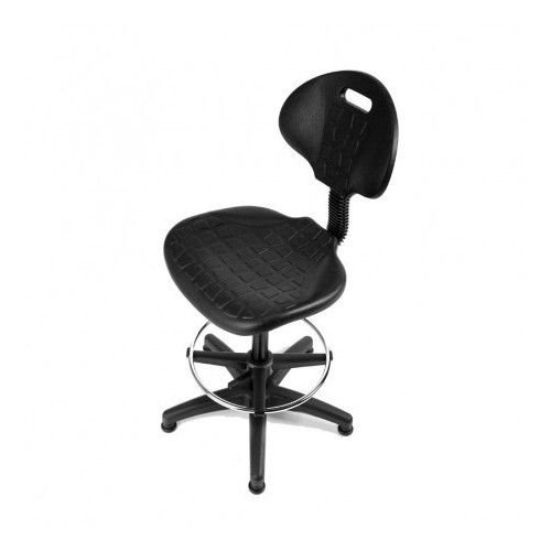 14957-TABURETE CON ASIENTO Y RESPALDO CON REPOSAPIES METALICO REGULABLE EN ALTURA ROCADA 925N