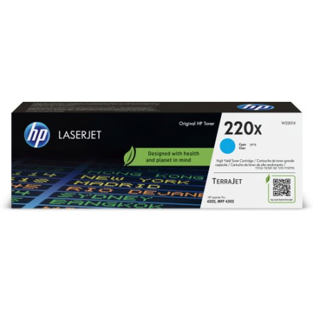 14992-HP Cartucho de toner Original LaserJet 220X cian