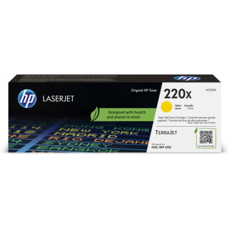 14996-HP Cartucho de toner Original LaserJet 220X amarillo