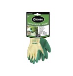 15016-GUANTES DE TRABAJO ANTICORTES VIKING ALGODON/LATEX VERDE T9-GRANDE L CEGASA 100541