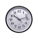 15031-RELOJ OFICINA GRANDE 35 CM NEGRO BISMARK 329869