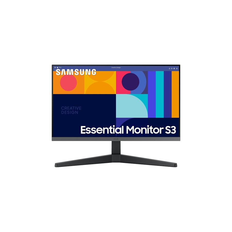 15073-SAMSUNG MONITOR IT 24" (LS24C332GAUXEN) // 1920 X 1080 PIXELS - 100 HZ - 16:9 - 4 MILLISECONDS - BLACK