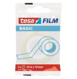 1508-CINTA ADHESIVA TRANSLUCIDA BASIC 15MM.X33M. TESA 58542-0000