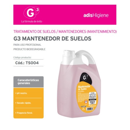 15139-FREGASUELOS AROMATIZADO 5 LITROS G3 TS083