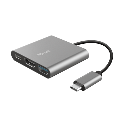 15177-TRUST DALYX 3-IN-1 USB-C ADAPTER