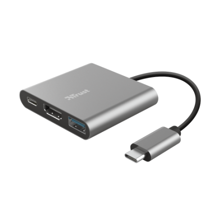 15177-TRUST DALYX 3-IN-1 USB-C ADAPTER