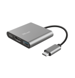 15177-TRUST DALYX 3-IN-1 USB-C ADAPTER