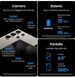 15191-SAMSUNG SMARTPHONE GALAXY S24 ULTRA 256GB 256GB NEGRO