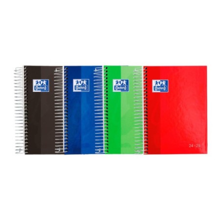 15228-AGENDA ESCOLAR 2024-2025 SCHOOL TAPA EXTRADURA 8o DIA PAGINA COLORES SURTIDOS OXFORD 400184986