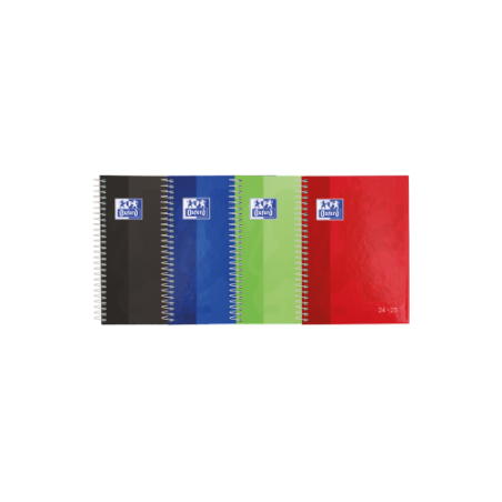 15232-AGENDA ESCOLAR 2024-2025 SCHOOL TAPA EXTRADURA 4o SEMANA VISTA COLORES SURTIDOS OXFORD 400184988