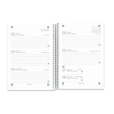 15233-AGENDA ESCOLAR 2024-2025 SCHOOL TAPA EXTRADURA 4o SEMANA VISTA COLORES SURTIDOS OXFORD 400184988