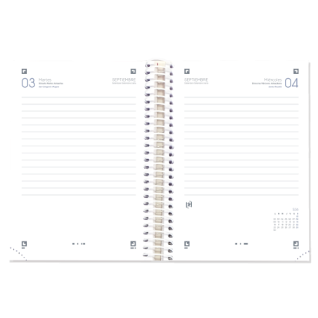 15239-AGENDA ESCOLAR 2024-2025 NEVER GIVE UP TAPA EXTRADURA 8o DIA PAGINA COLORES SURTIDOS OXFORD 400185064