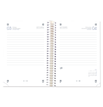 15239-AGENDA ESCOLAR 2024-2025 NEVER GIVE UP TAPA EXTRADURA 8o DIA PAGINA COLORES SURTIDOS OXFORD 400185064