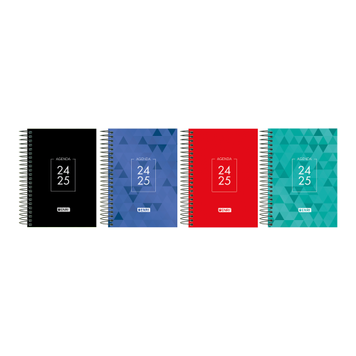 15243-AGENDA ESCOLAR 2024-2025 IDENTITY TAPA EXTRADURA 4o DIA PAGINA COLORES SURTIDOS ENRI 400185083