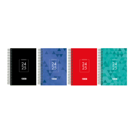 15243-AGENDA ESCOLAR 2024-2025 IDENTITY TAPA EXTRADURA 4o DIA PAGINA COLORES SURTIDOS ENRI 400185083