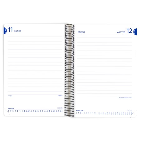 15244-AGENDA ESCOLAR 2024-2025 IDENTITY TAPA EXTRADURA 4o DIA PAGINA COLORES SURTIDOS ENRI 400185083