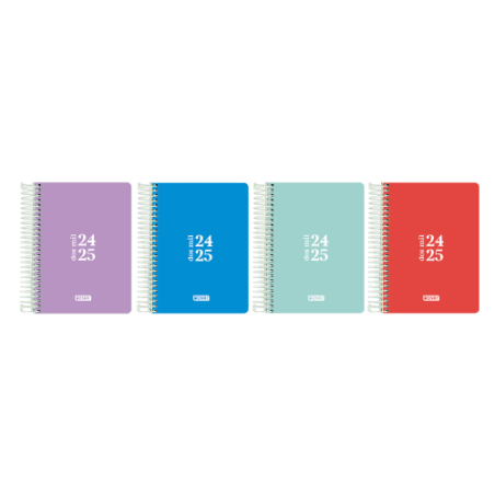 15245-AGENDA ESCOLAR 2024-2025 TEENS TAPA PLASTICO 8o DIA PAGINA COLORES SURTIDOS ENRI 400185084