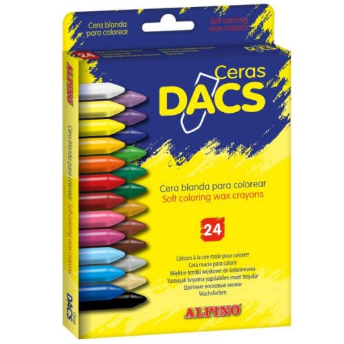1536-ESTUCHE DE 24 UNIDADES CERAS DACS BLANDAS NO MANCHAN DACS DA050295