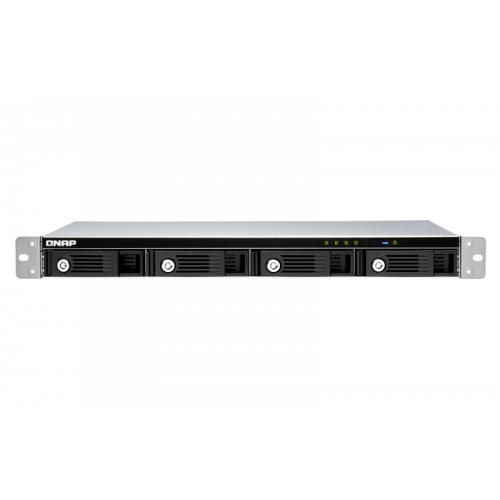 1541-QNAP TR-004U unidad de disco multiple Negro, Gris