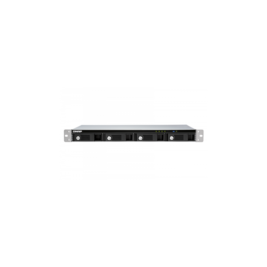 1541-QNAP TR-004U unidad de disco multiple Negro, Gris