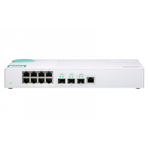 1543-QNAP QSW-308-1C switch No administrado Gigabit Ethernet (10/100/1000) Blanco