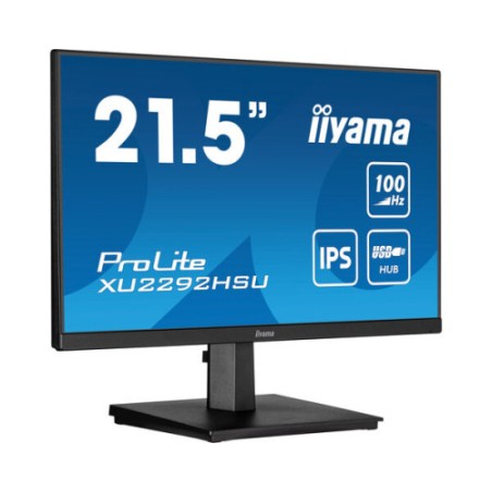 15502-MONITOR IIYAMA 21.5"/1920 x 1080/100Hz /2.1MPX/250CD/FHD/16:9/HDMI/IPSLED/NEGRO