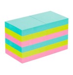 15519-PACK 12 BLOCS 90 HOJAS NOTAS ADHESIVAS 47,6X47,6MM SUPER STICKY COLECCION COSMIC CAJA CARTON 622-12SS-COS POST-IT