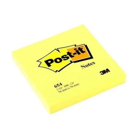 15526-BLOC 100 HOJAS NOTAS ADHESIVAS 76X76MM COLORES SURTIDOS 654 ENCELOFANADO CAJA DISPENSADORA 6820-COL-W10 POST-IT 71