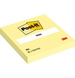 15527-PACK 12 BLOCS 100 HOJAS NOTAS ADHESIVAS 76X76MM CANARY YELLOW SIN ENCELOFANADO INDIVIDUAL 654 POST-IT 7100290160