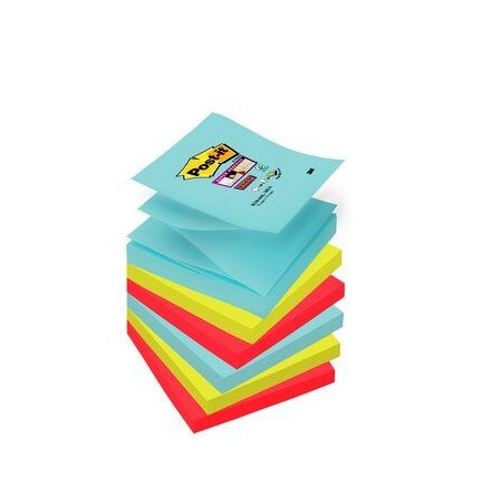 15560-PACK 6 BLOCS 90 HOJAS Z-NOTES ADHESIVAS 76X76MM SUPER STICKY COLECCION COSMIC R330-6SS-COS POST-IT 7100263209