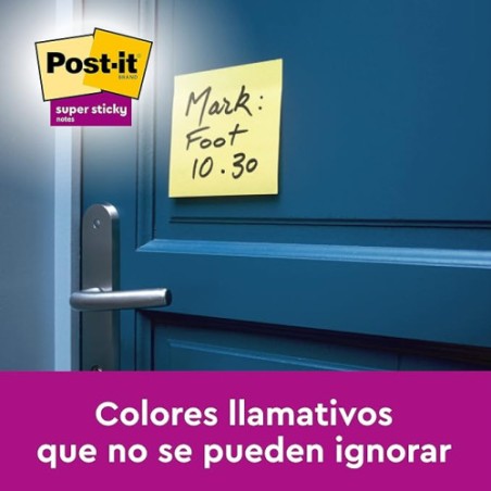 15566-PACK 18+6 BLOCS 90 HOJAS Z-NOTES ADHESIVAS 76X76MM SUPER STICKY CANARY YELLOW R330-SSCY-VP20 POST-IT 7100236629
