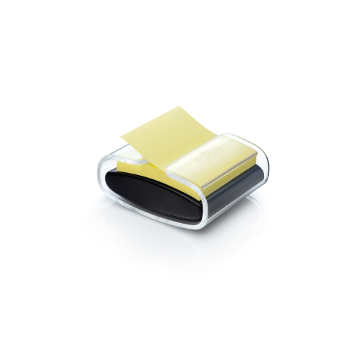 15568-PACK DISPENSADOR NEGRO PRO + 1 BLOC 90 HOJAS Z-NOTES 76X76MM SUPER STICKY AMARILLO PRO-B-1SSCY-R330 POST-IT 710003
