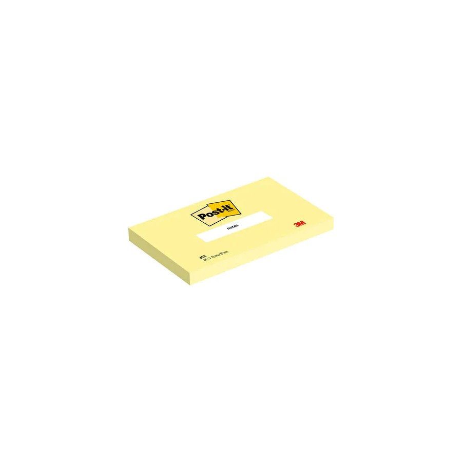 15571-PACK 12 BLOCS 100 HOJAS NOTAS ADHESIVAS 76X127MM CANARY YELLOW CAJA CARTON 655 POST-IT 7100290165