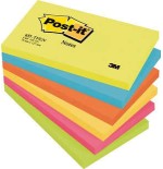 15574-PACK 6 BLOCS 100 HOJAS NOTAS ADHESIVAS 76X127MM COLECCION ENERGETIC 655-TFENN POST-IT 7100172314