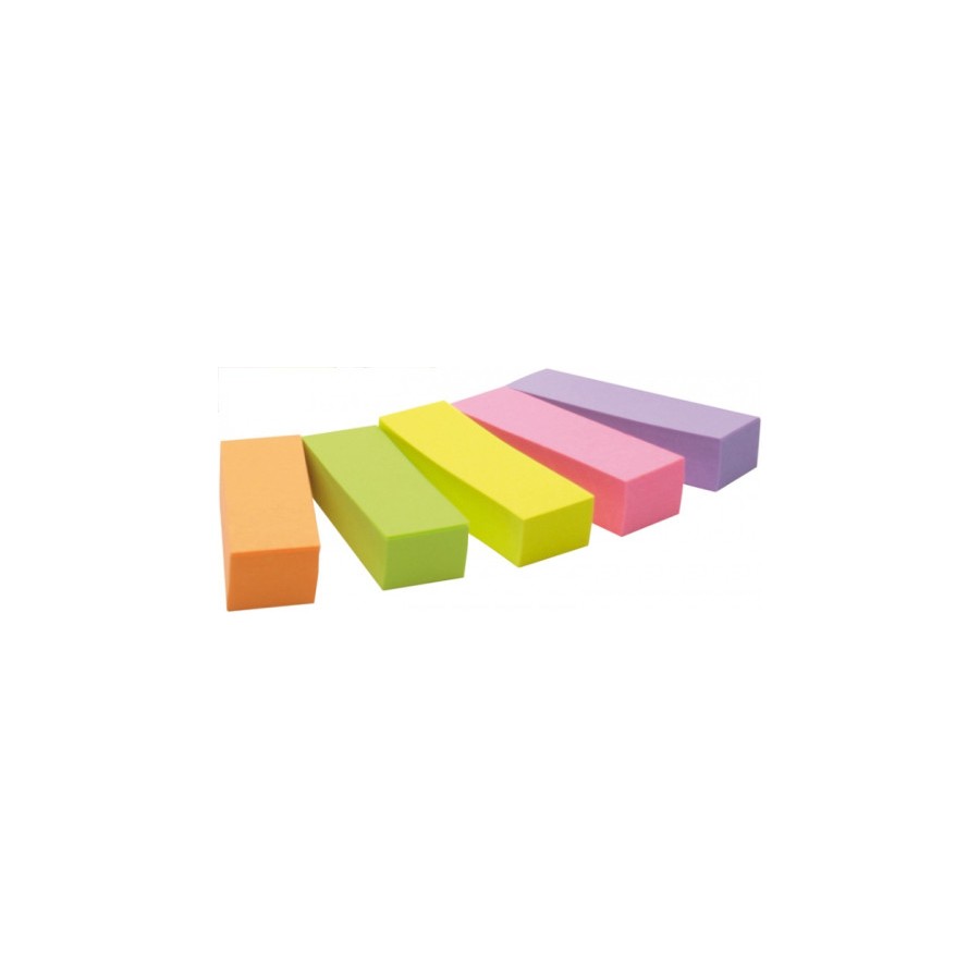 15598-PACK 5 BLOCS 100 HOJAS MININOTAS 15X50MM COLORES SURTIDOS 670-5 POST-IT 7100172770