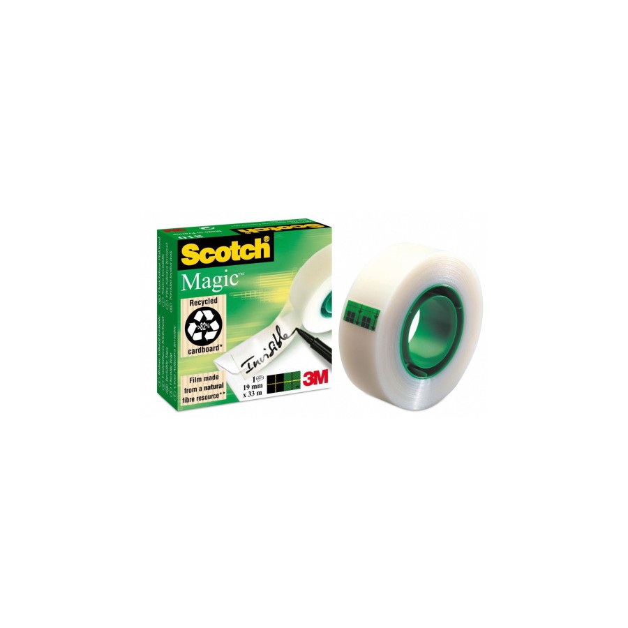 15638-ROLLO CINTA INVISIBLE 19MM X 33M MAGICCAJA CARTON 810/1933 SCOTH 7100024666