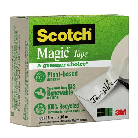 15646-ROLLO CINTA INVISIBLE 19MM X 33M MAGICDE ORIGEN VEGETAL CAJA CARTON 9-1930R SCOTH 7100044086