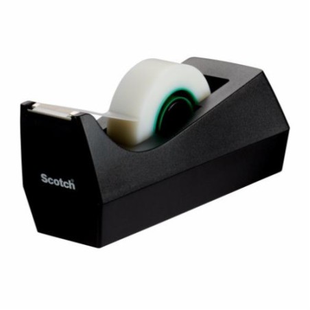 15656-PACK DISPENSADOR PORTARROLLOSC38 PLASTICO RECICLADO + 14 ROLLOS CINTA INVISIBLE 19MM X 33M MAGICADHESIVO BASE VEGE