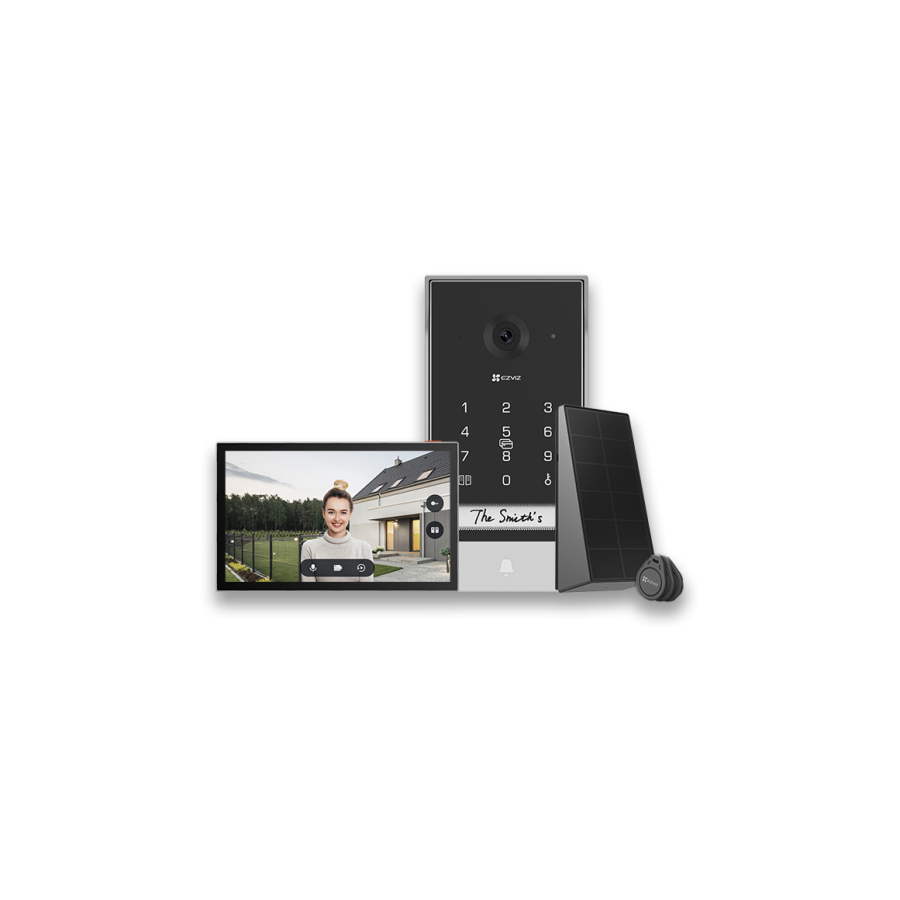 15721-EZVIZ EP7 sistema de intercomunicacion de video 17,8 cm (7") Negro, Plata